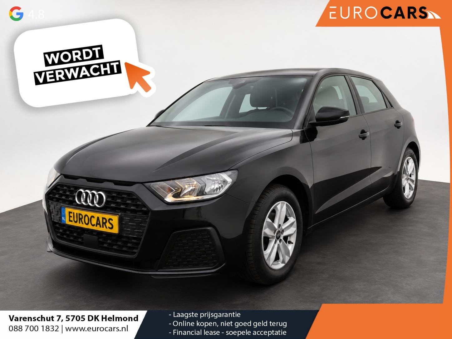 Audi A1 Sportback 25 TFSI Advanced edition Navi Virtual Cock, Auto's, Audi, Stof, 95 pk, Zwart, Bedrijf