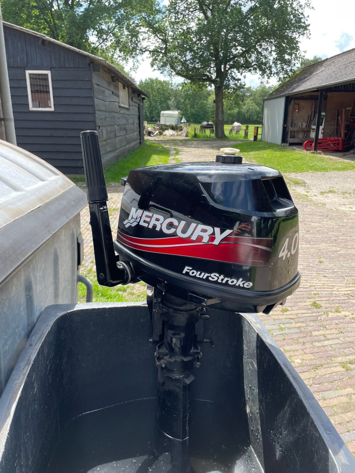 Mercury 4 pk 4 takt, Watersport en Boten, Ophalen, Gebruikt, Minder dan 5 pk, Viertaktmotor