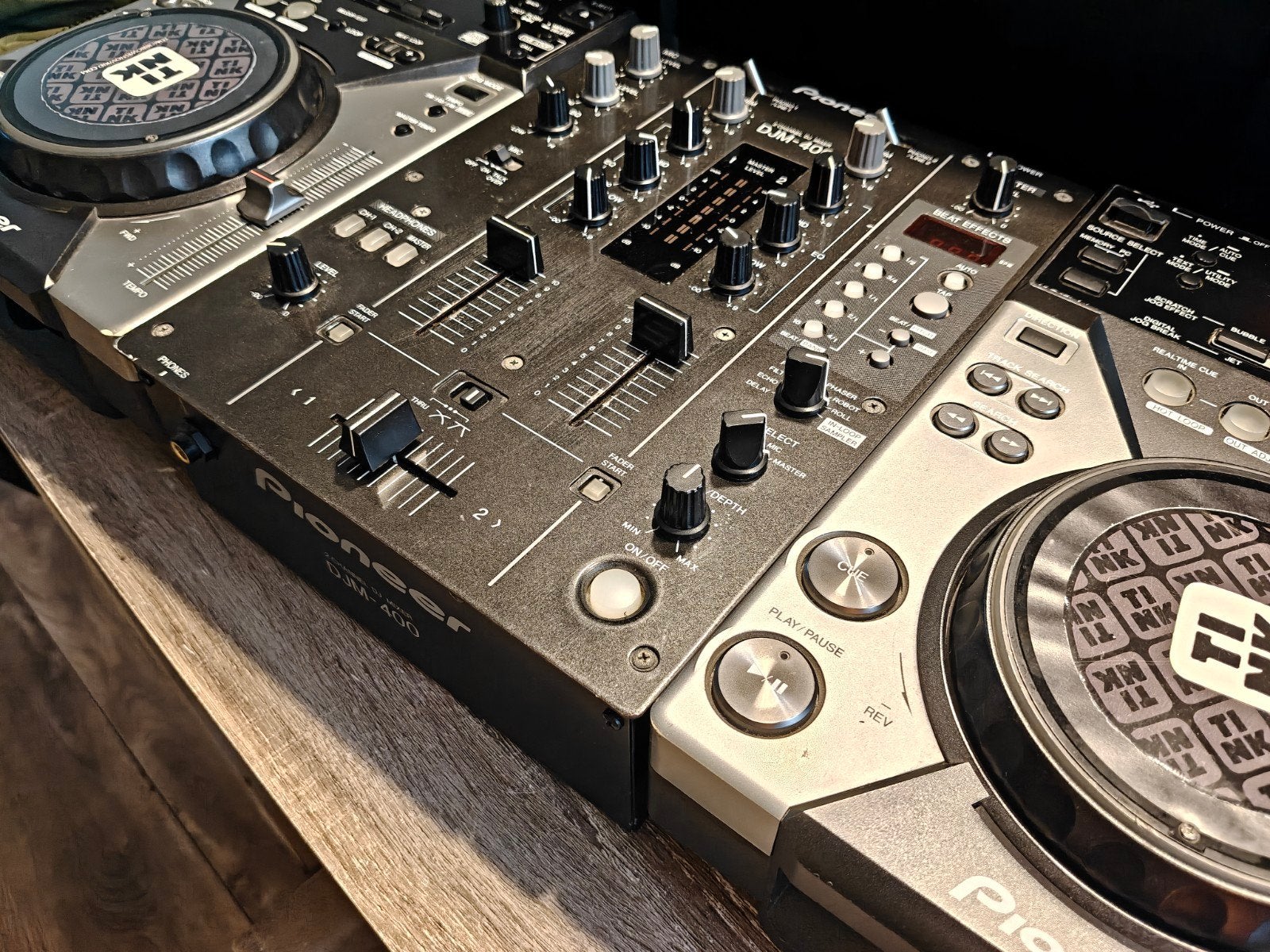 Pioneer DJ Set: 2x CDJ-400 & DJM-400 Mengpaneel, Muziek en Instrumenten, Ophalen of Verzenden, Gebruikt, Dj-set, Pioneer