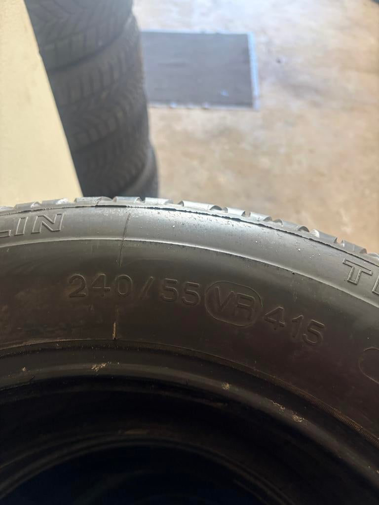 Michelin TRX 240/55 MR425 banden in super staat, Auto-onderdelen, Banden en Velgen, Ophalen, Overige maten, Band(en), Personenwagen