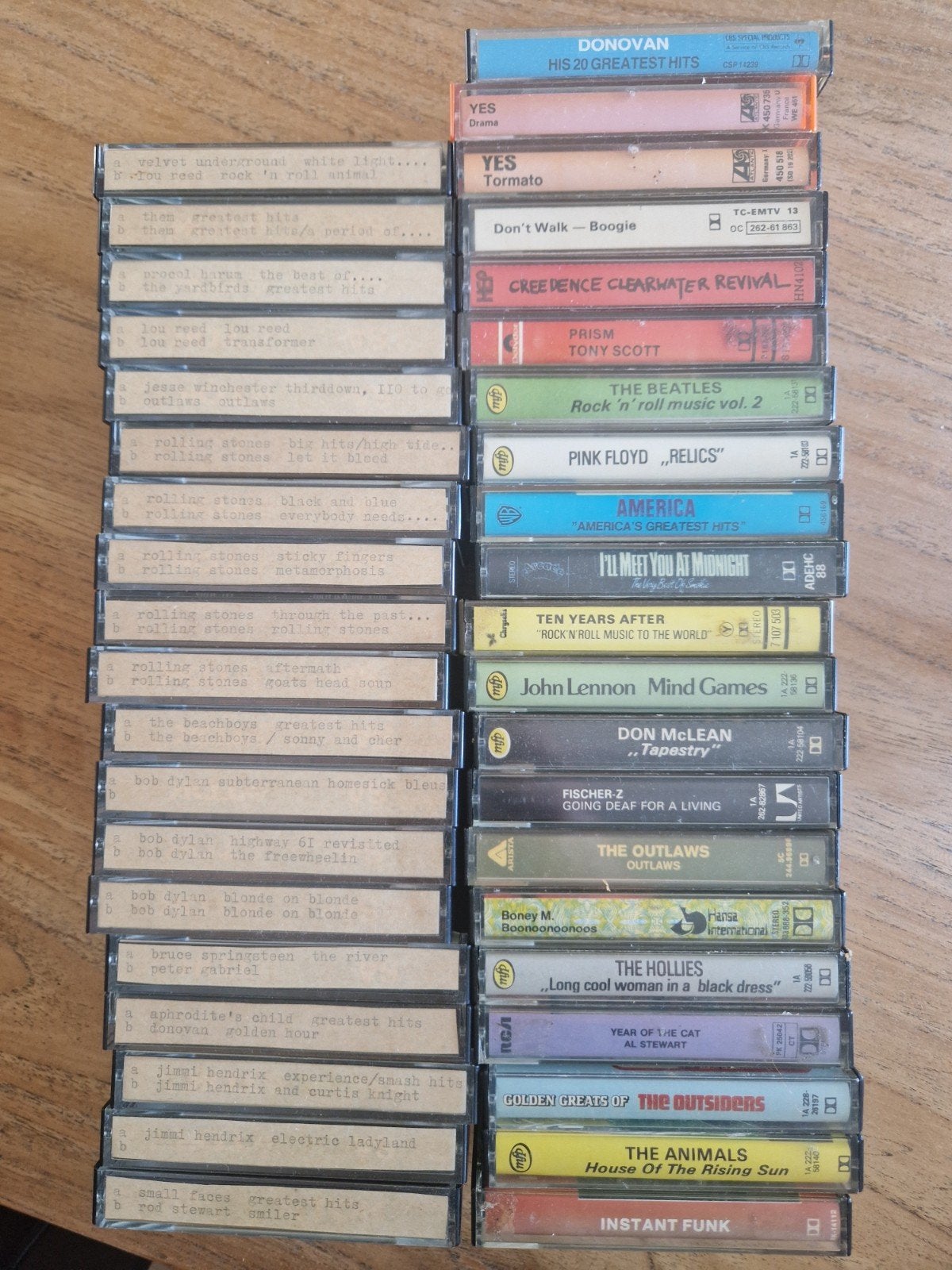 Cassettebandjes jaren 60 en 70 pop en rock, Cd's en Dvd's, Cassettebandjes, Gebruikt, Ophalen of Verzenden, Origineel, Pop