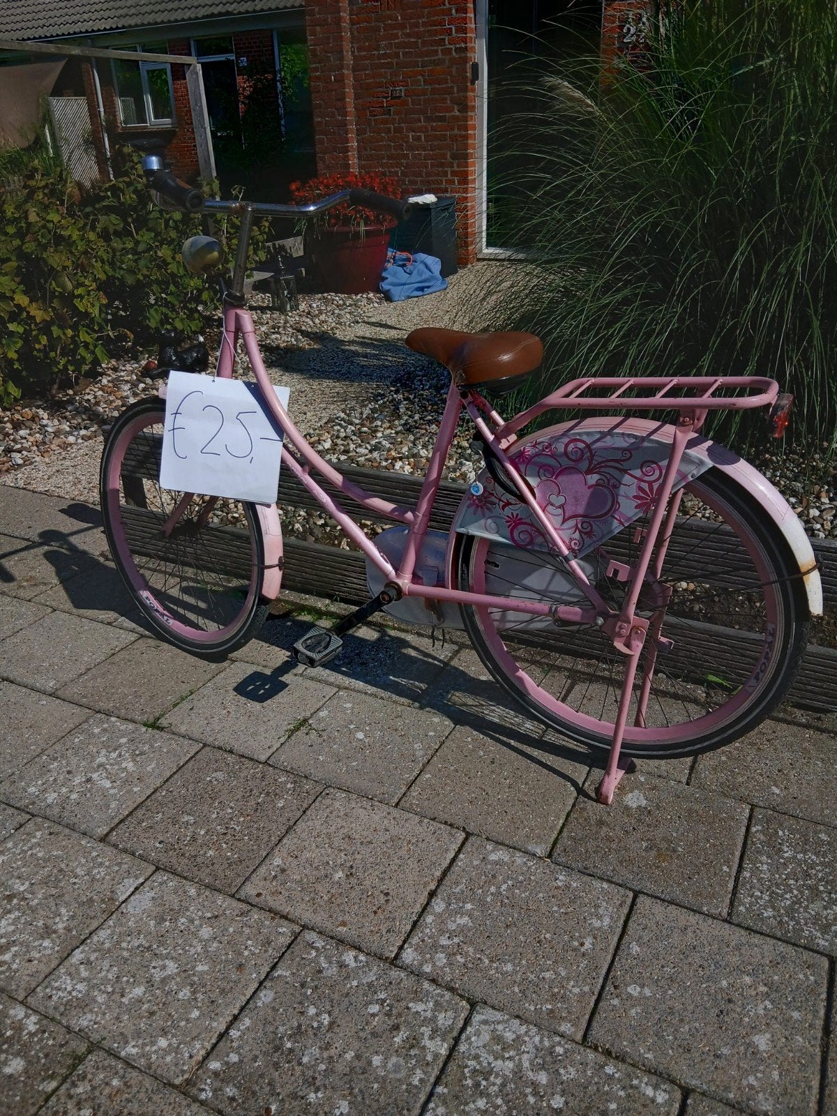 Roze kinderfiets 24 inch - Te groot geworden, Fietsen en Brommers, Ophalen of Verzenden, Gebruikt, Terugtraprem, 24 inch