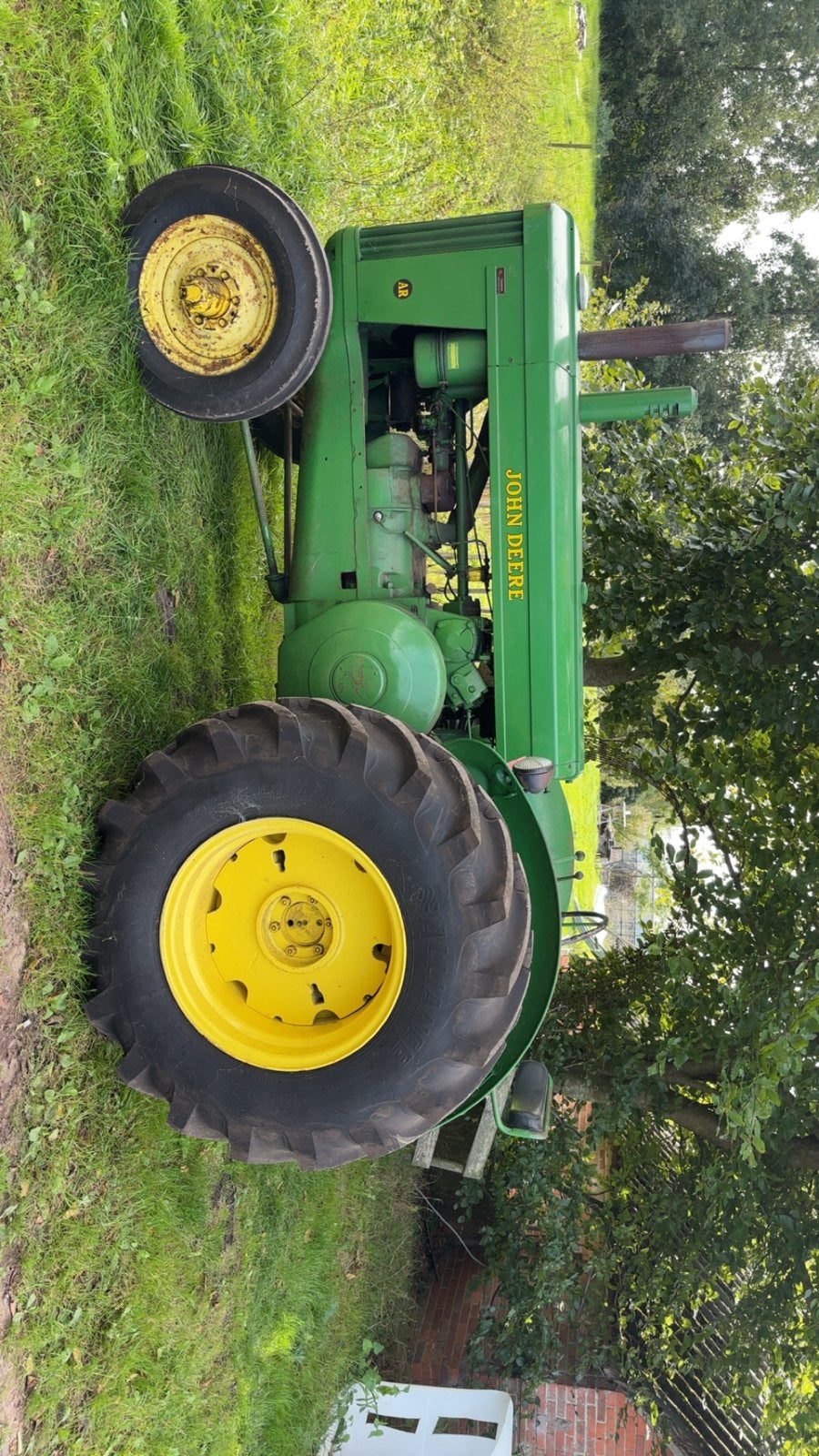 John Deere AR Tractor uit 1952 - Klassieke Oldtimer, Ophalen, Oldtimer, John Deere