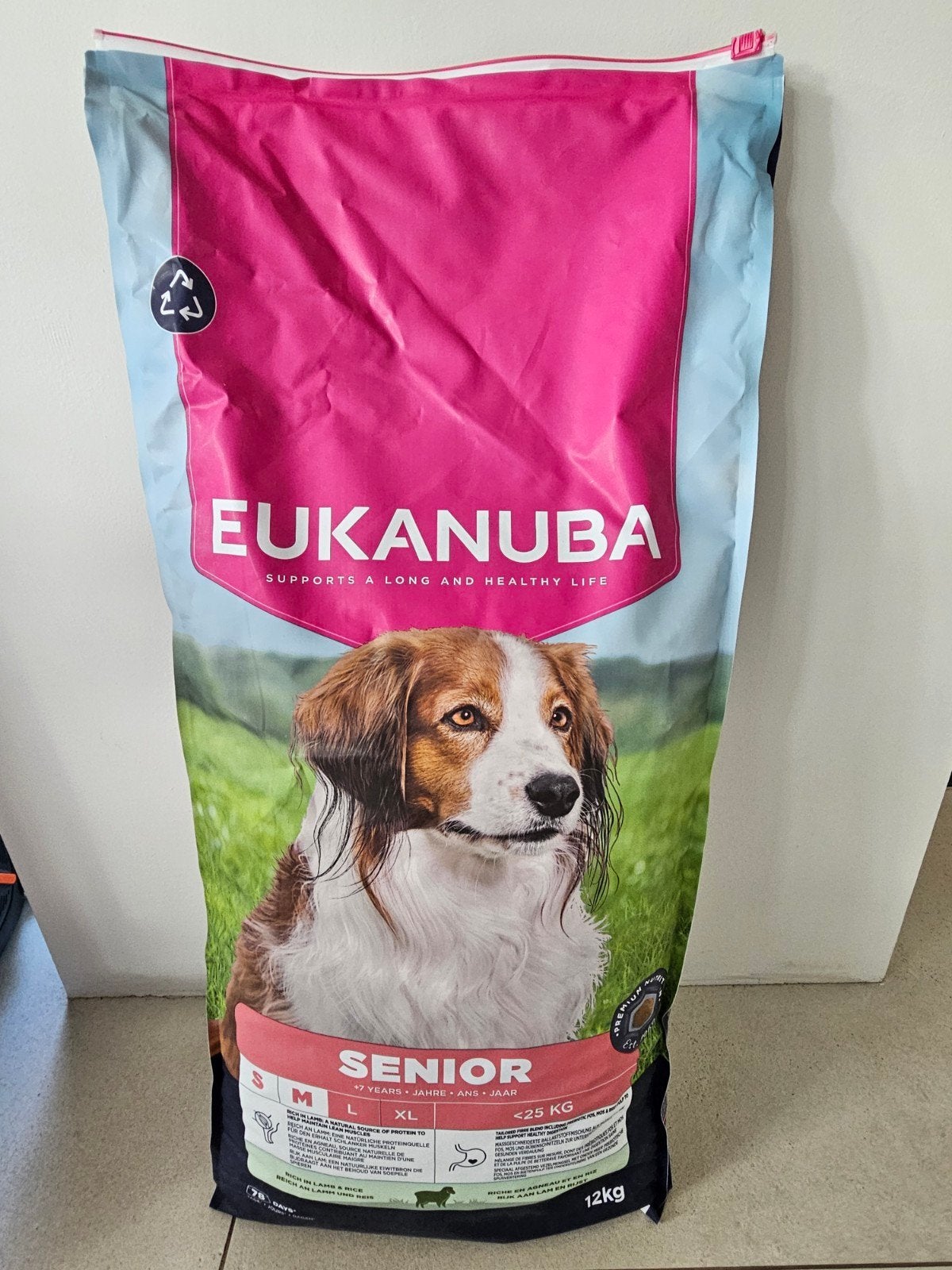 Eukanuba hondenbrokken lam-rijst / senior / 12 kg, Ophalen of Verzenden, Hond