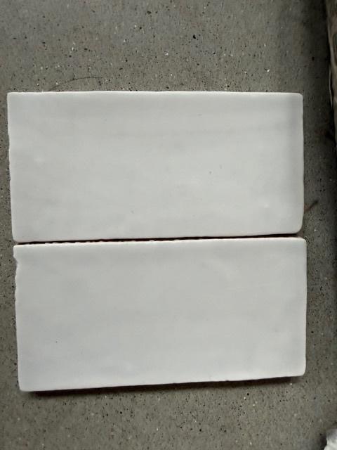 Witte matte tegels 7,5x15, Ophalen, 60 cm of meer, Nieuw, Minder dan 20 cm
