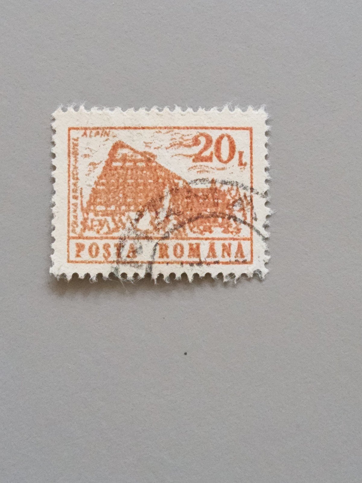 Roemeense postzegel 20L - Posta Romana, Postzegels en Munten, Verzenden, Overige landen, Gestempeld