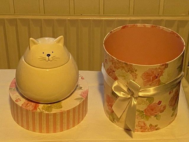 Porseleinen poes snoep pot, Overige typen, Nieuw, Ophalen of Verzenden, Overige stijlen