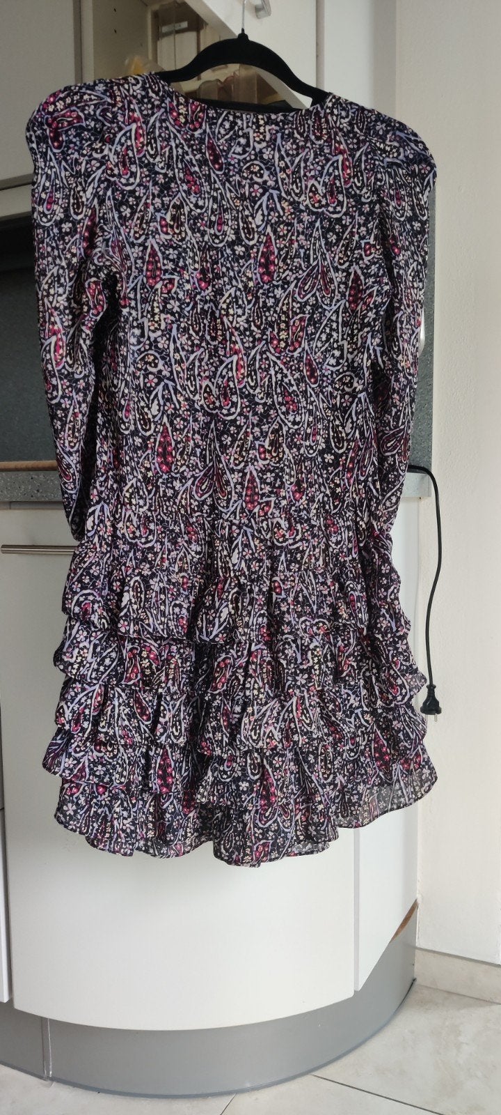 Sandro mini jurk maat 1 als nieuw €219, Ophalen of Verzenden, Zo goed als nieuw, Maat 36 (S)