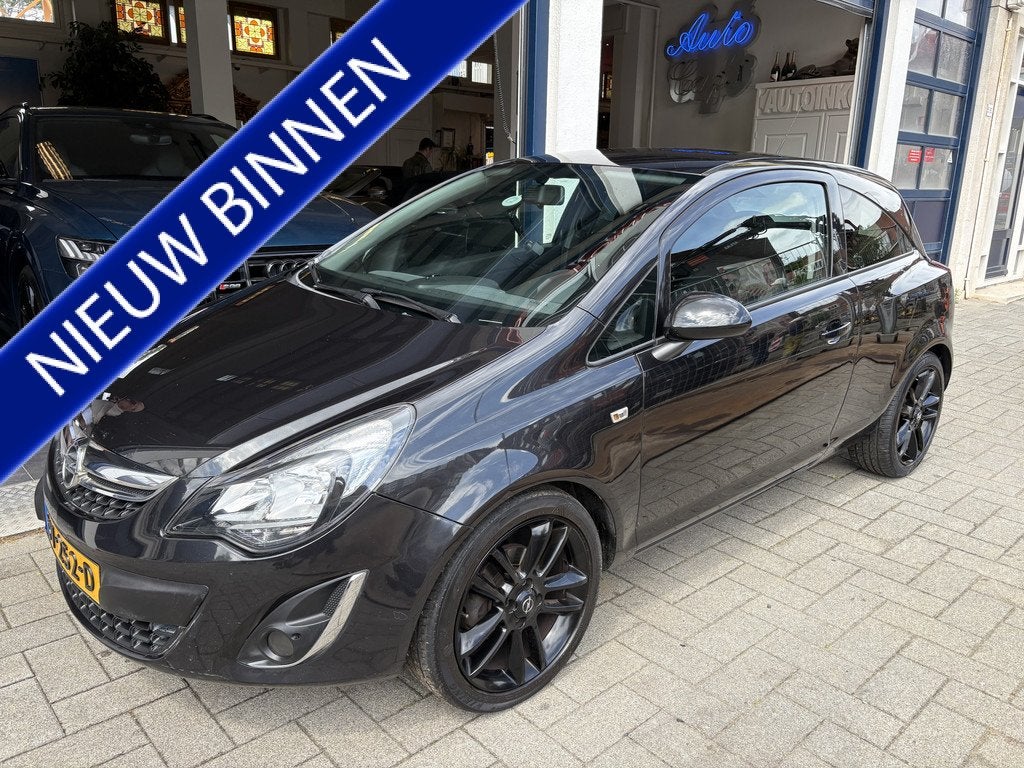 Opel Corsa 1.4-16V Cosmo NW APK 06-2027/AIRCO/CRUISE, Auto's, Voorwielaandrijving, Euro 5, 101 pk, Zwart