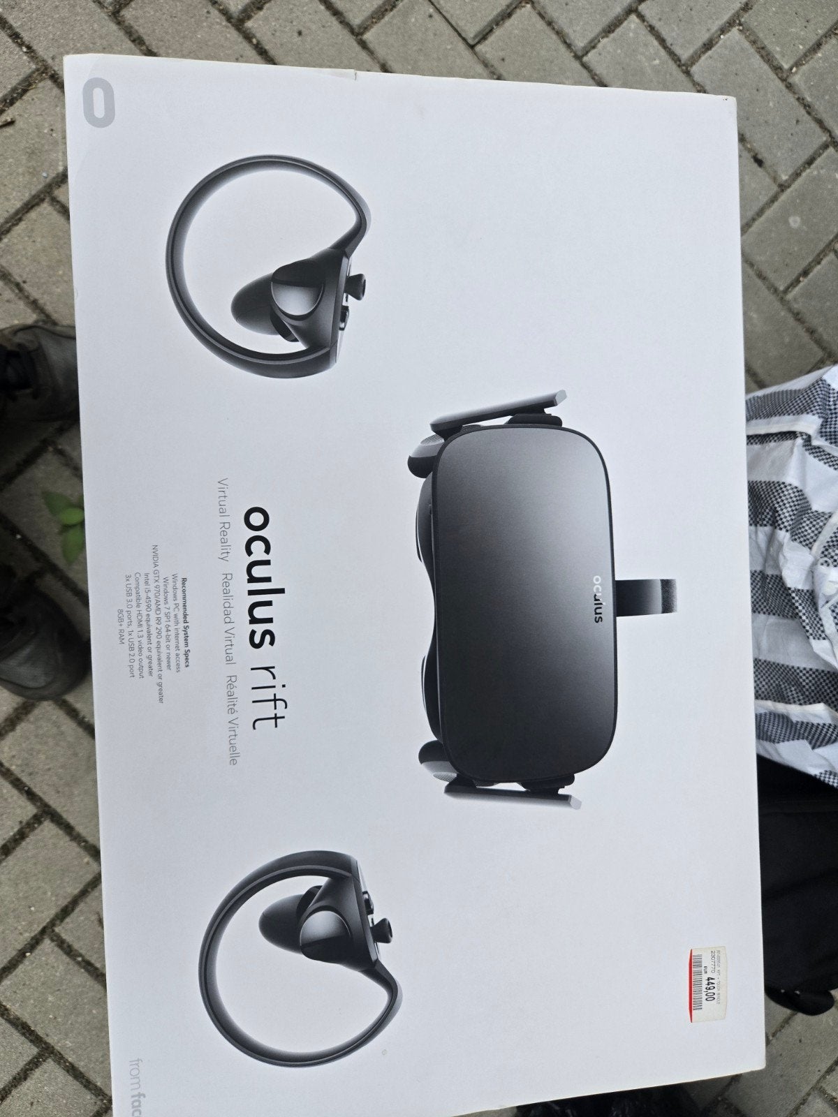 Oculus Rift complete set - VR-bril voor PC, Spelcomputers en Games, Virtual Reality, Ophalen of Verzenden, Gebruikt, VR-bril, Pc