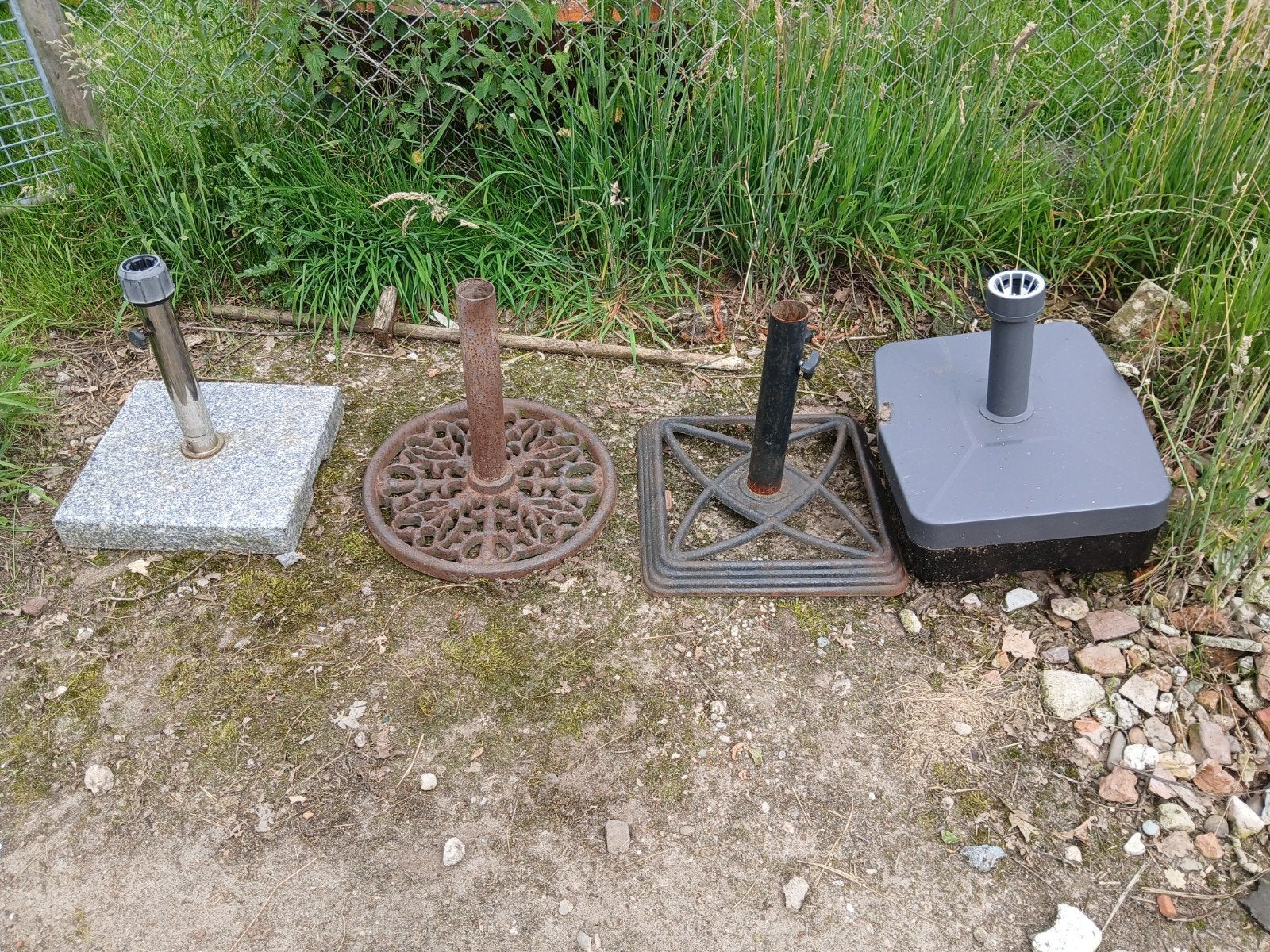 parasolvoet, Ophalen, Gebruikt, Minder dan 1 meter, Parasolvoet