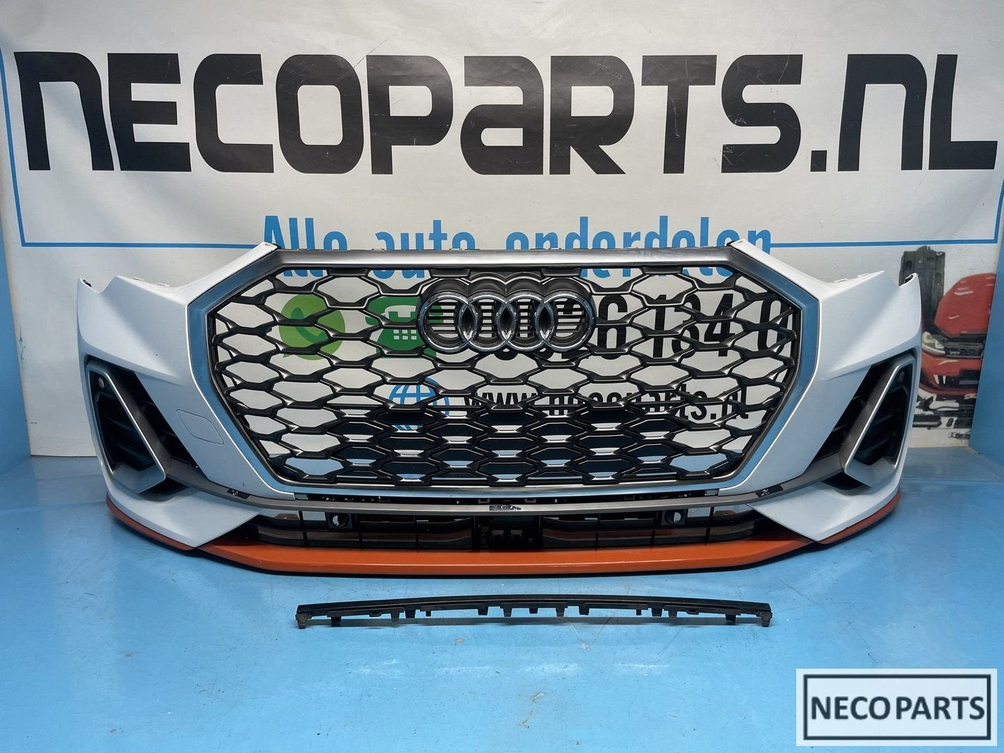 VOORBUMPER AUDI Q3 83A F3 S-LINE SLINE BUMPER ORIGINEEL, Gebruikt, -, -, Bumper