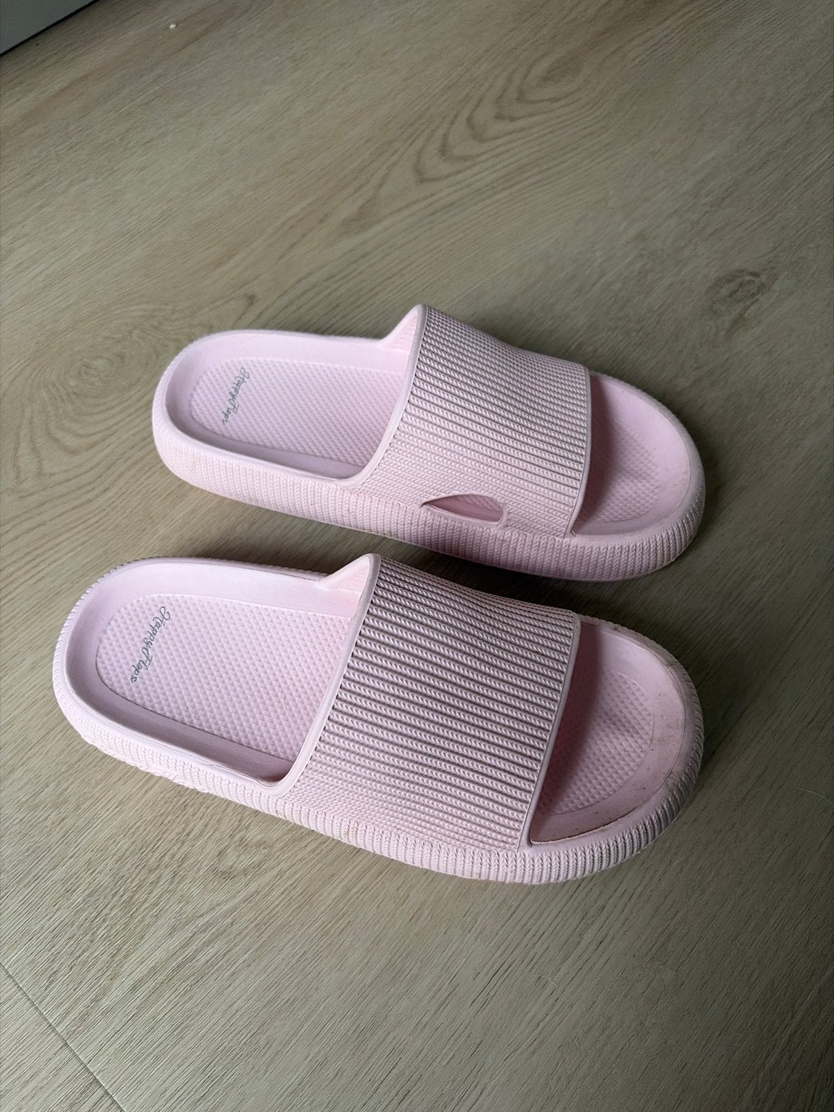 Roze slippers, Ophalen of Verzenden, Gedragen, Roze, Slippers