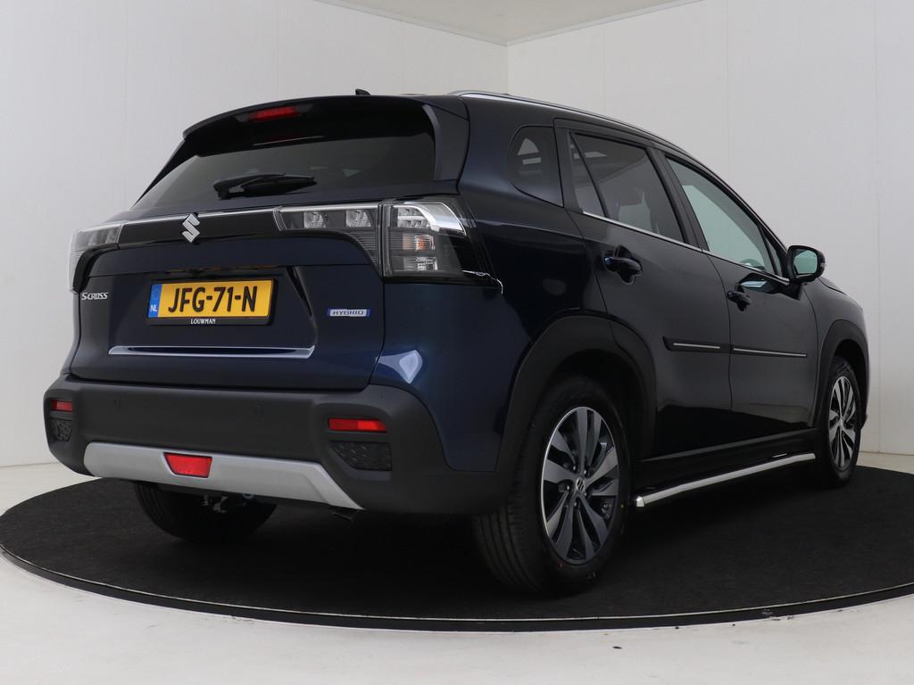 Suzuki S-Cross 1.4 Boosterjet Style Hybrid Automaat | Panoda, 12 maanden, 4 cilinders, Blauw, SUV of Terreinwagen