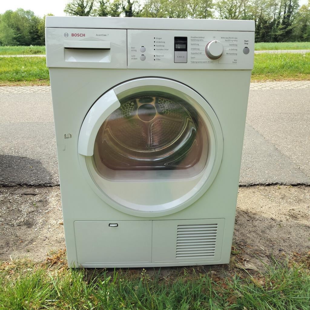 Bosch Avantixx 7 Condensdroger - Goede staat, Witgoed en Apparatuur, Wasdrogers, 6 tot 8 kg, Gebruikt, Anti-kreukfase, Ophalen of Verzenden