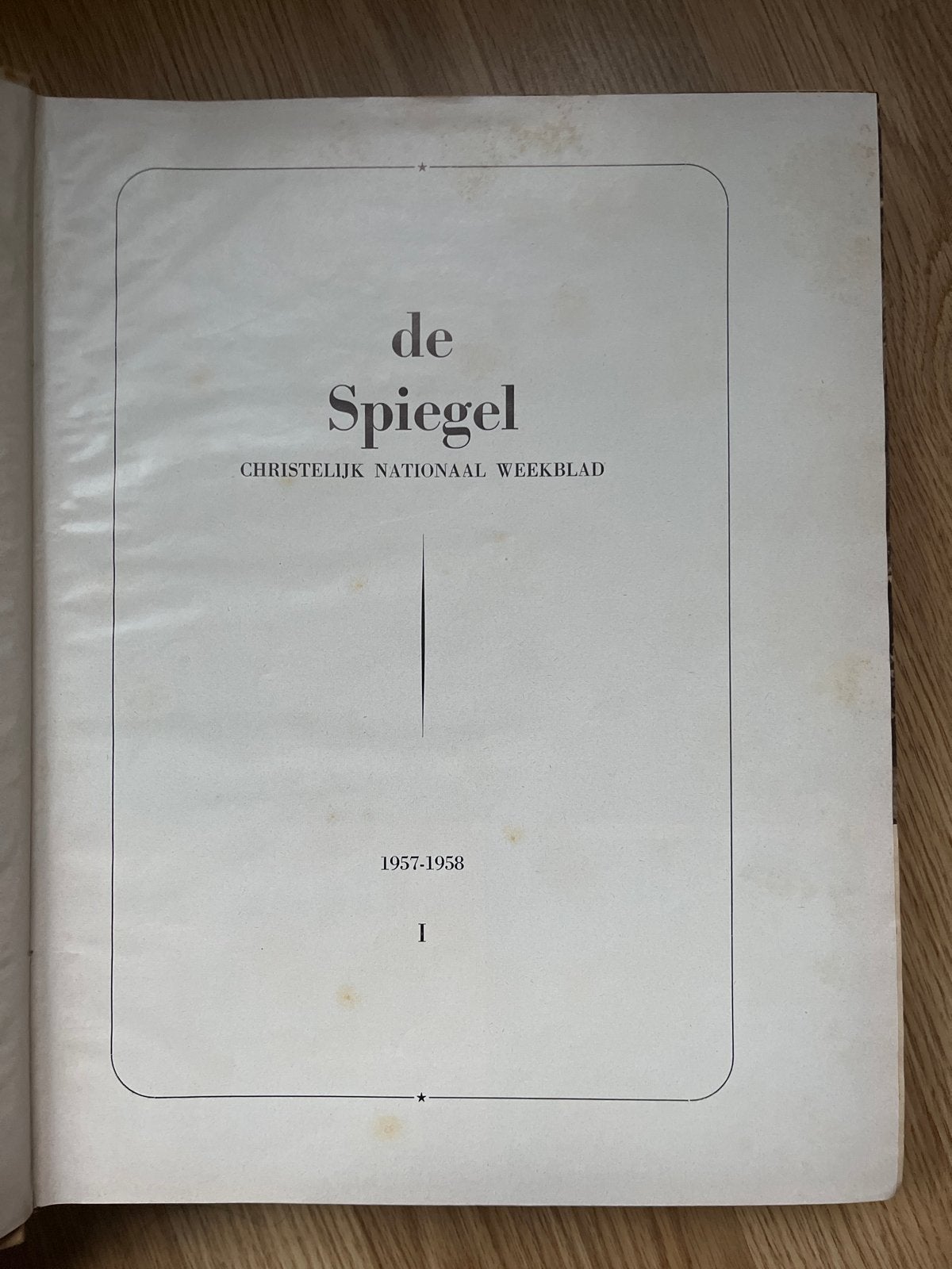 Foto 4 van De Spiegel - Christelijk Nationaal Weekblad 1957-1958