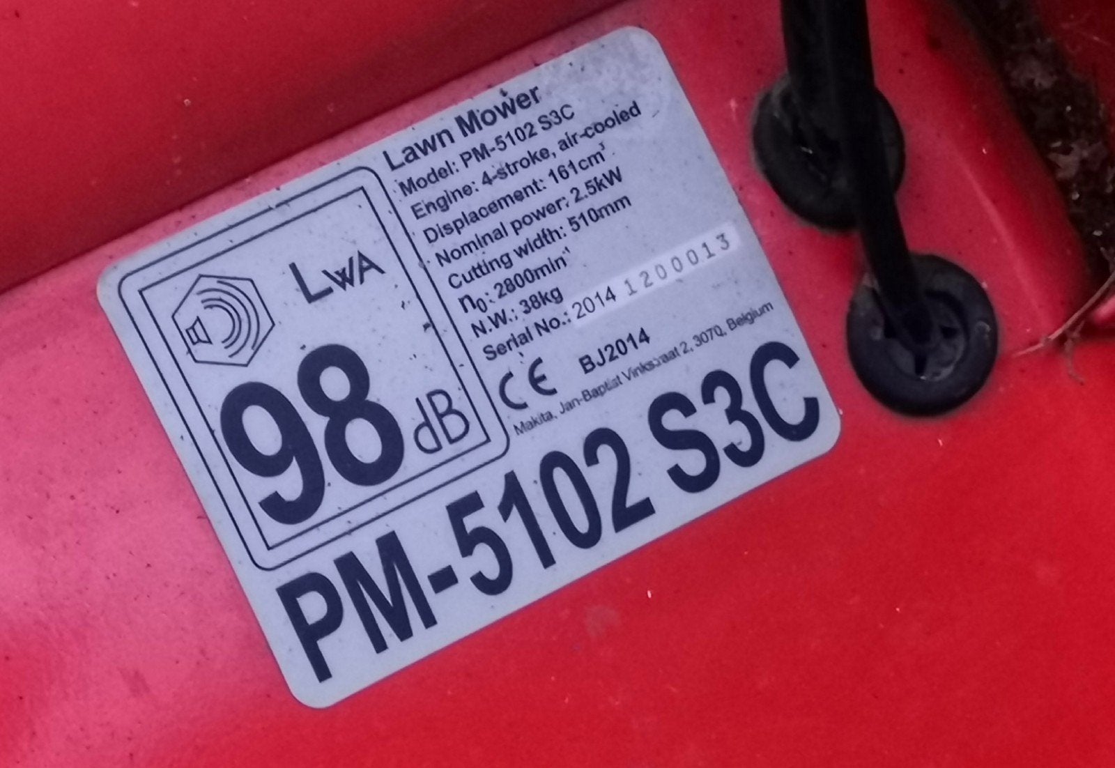 Dolmar gazonmaaier chassis en losse B&S motor (3jr gebruikt), Tuin en Terras, Ophalen, Cirkelmaaier, Gebruikt, Elektrische starter