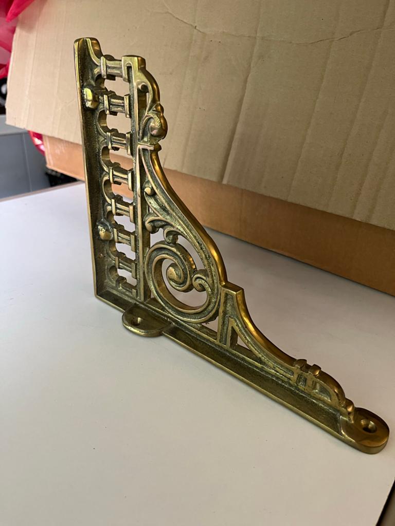 Decoratieve Boekensteunen van Brons - Set van 2, Antiek en Kunst, Ophalen, Brons