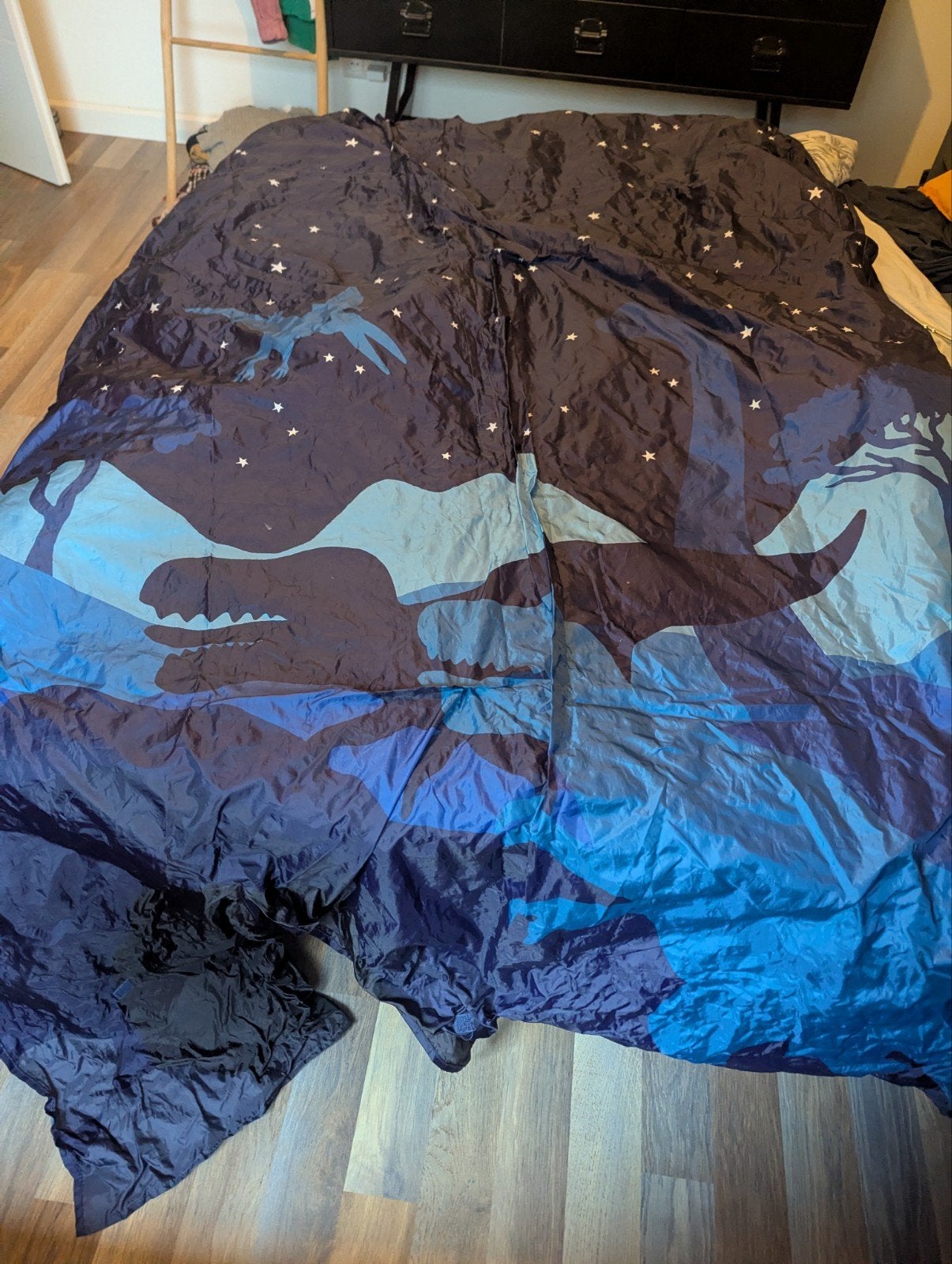 tent thema dino voor Ikea kura bed, Eenpersoons, Wit, Ophalen of Verzenden, Zo goed als nieuw