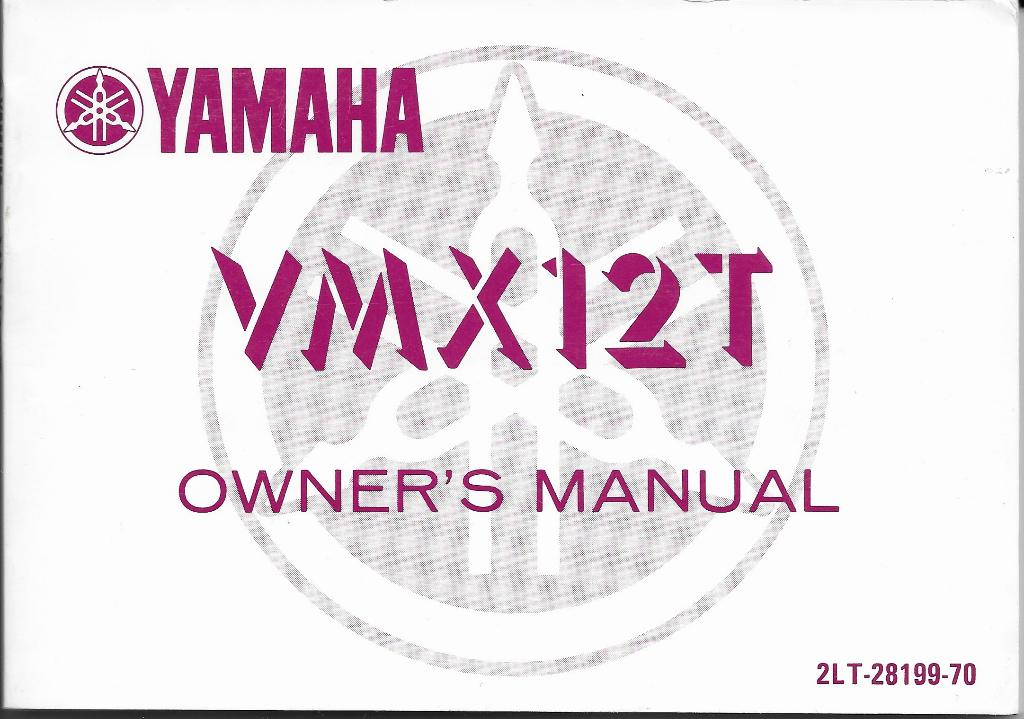 Yamaha VMX12 T manual handleiding notice (7079z), Ophalen of Verzenden, Yamaha