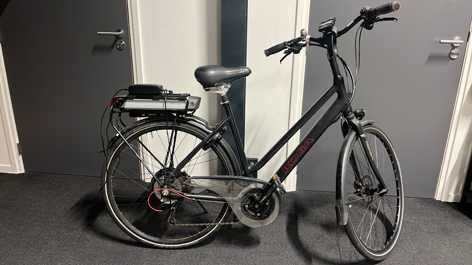 Koga electrische fiets ION500 accu. 53 gashendel, Gebruikt, 51 tot 55 cm, 50 km per accu of meer, Ophalen
