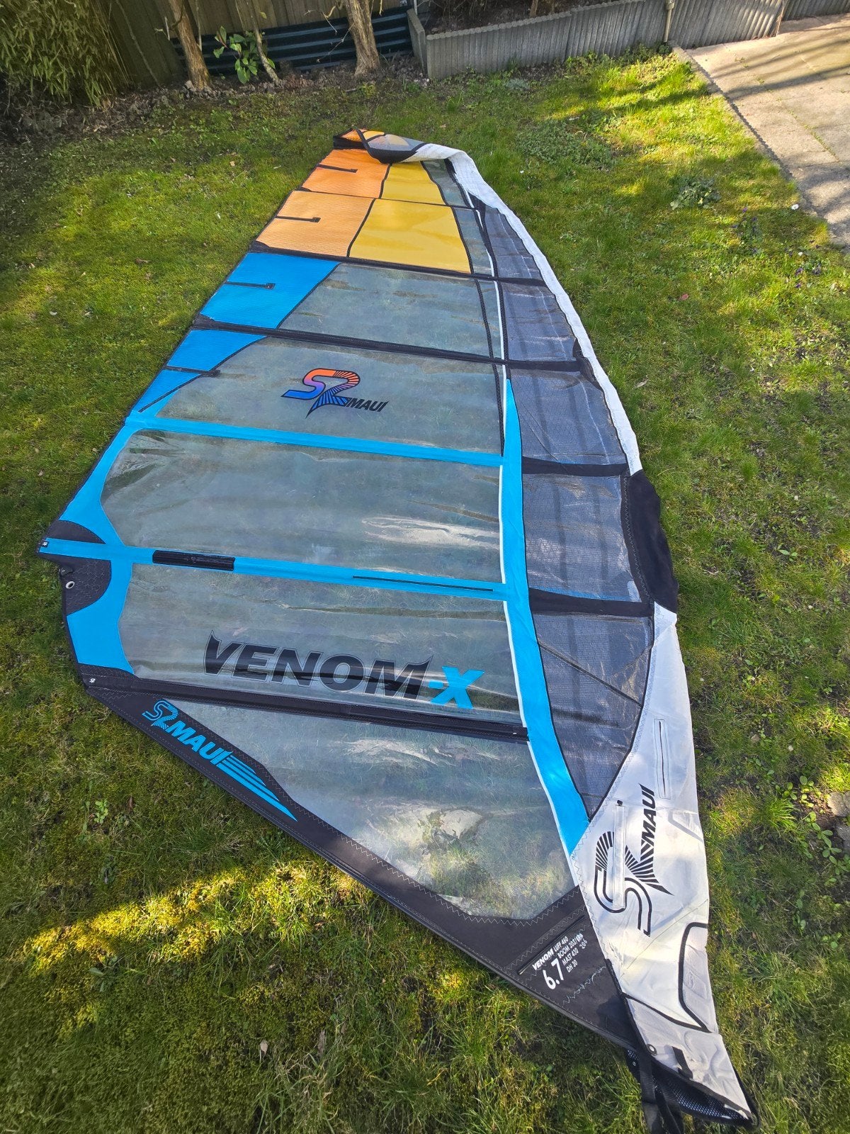 S2Maui Venom X 7.5m² 6.7m² eagle foil 4.2m² banshee 6.4m², Ophalen, Gebruikt, Overige merken, Zeil