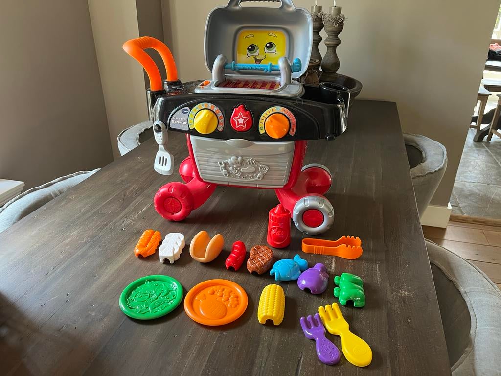 VTech Interactieve Barbecue Speelset met Accessoires, Kinderen en Baby's, Speelgoed | Buiten | Los speelgoed, Zo goed als nieuw