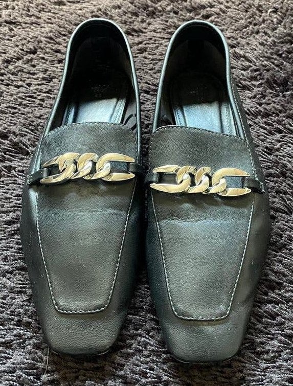 H&M Loafers, instappers zwart maat 40, nieuwstaat, Ophalen of Verzenden, Zo goed als nieuw, Instappers, Zwart