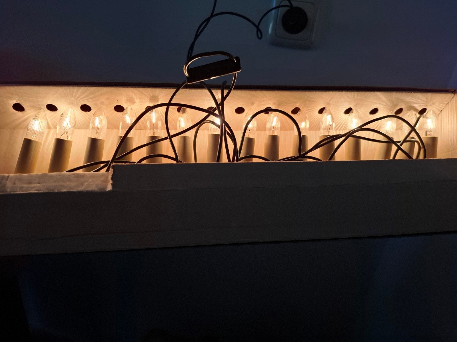 Kerstverlichting, Ophalen