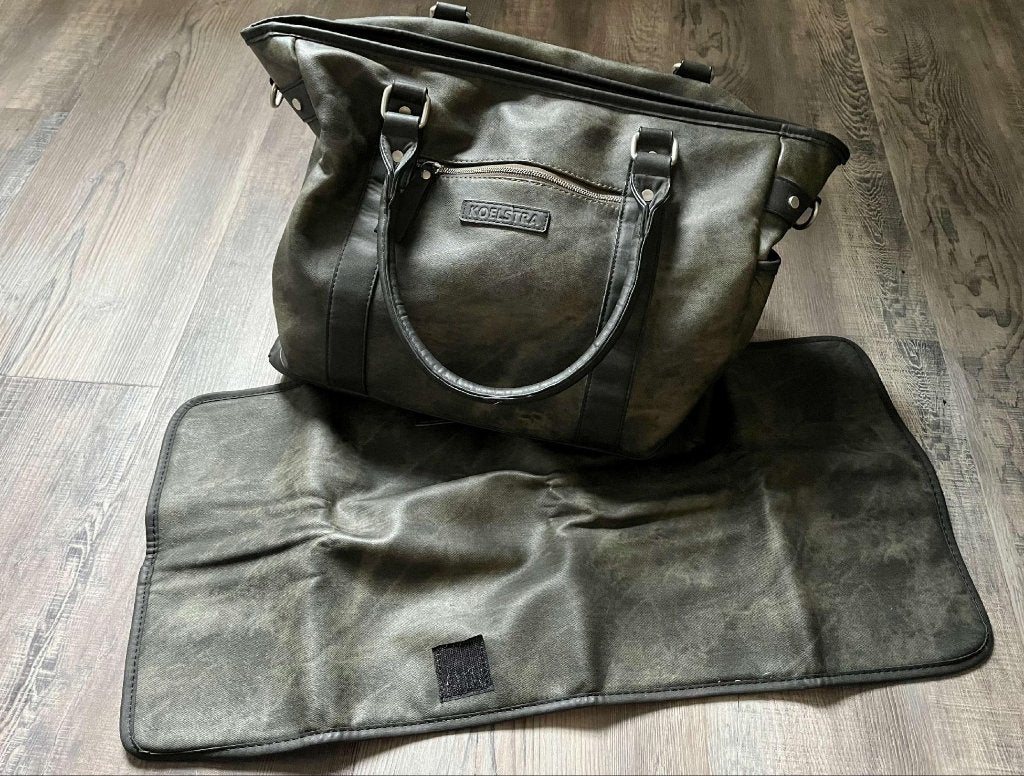NIEUW!! Koelstra Bine Luiertas - Stone Green, Kinderen en Baby's, Luiertassen, Verzorgingstas, Overige merken, Overige kleuren