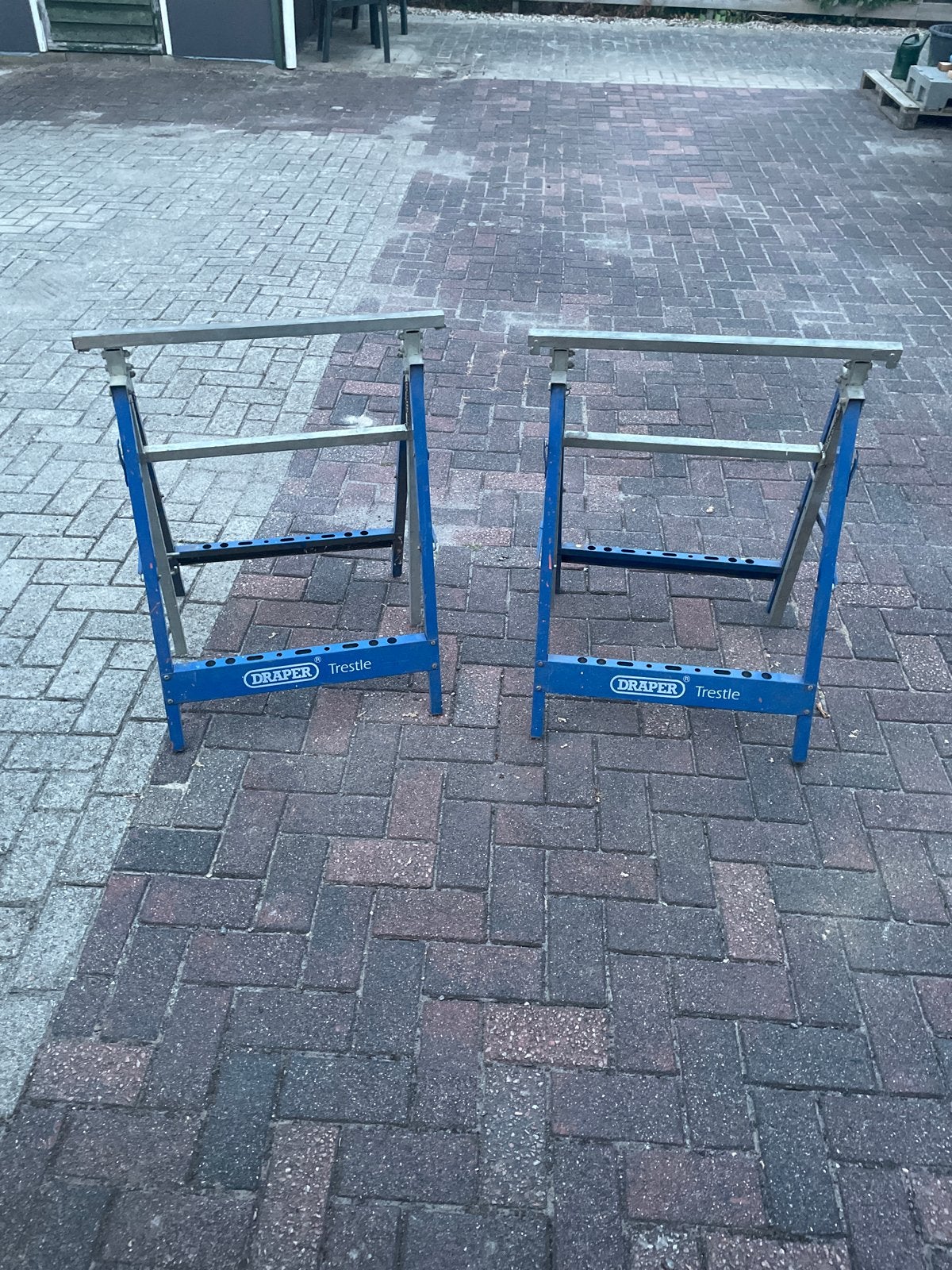 Draper Trestle schragen - bokjes - 68 cm breed, 80 cm hoog, Doe-het-zelf en Verbouw, Steigers, Ophalen, Gebruikt, Overige typen
