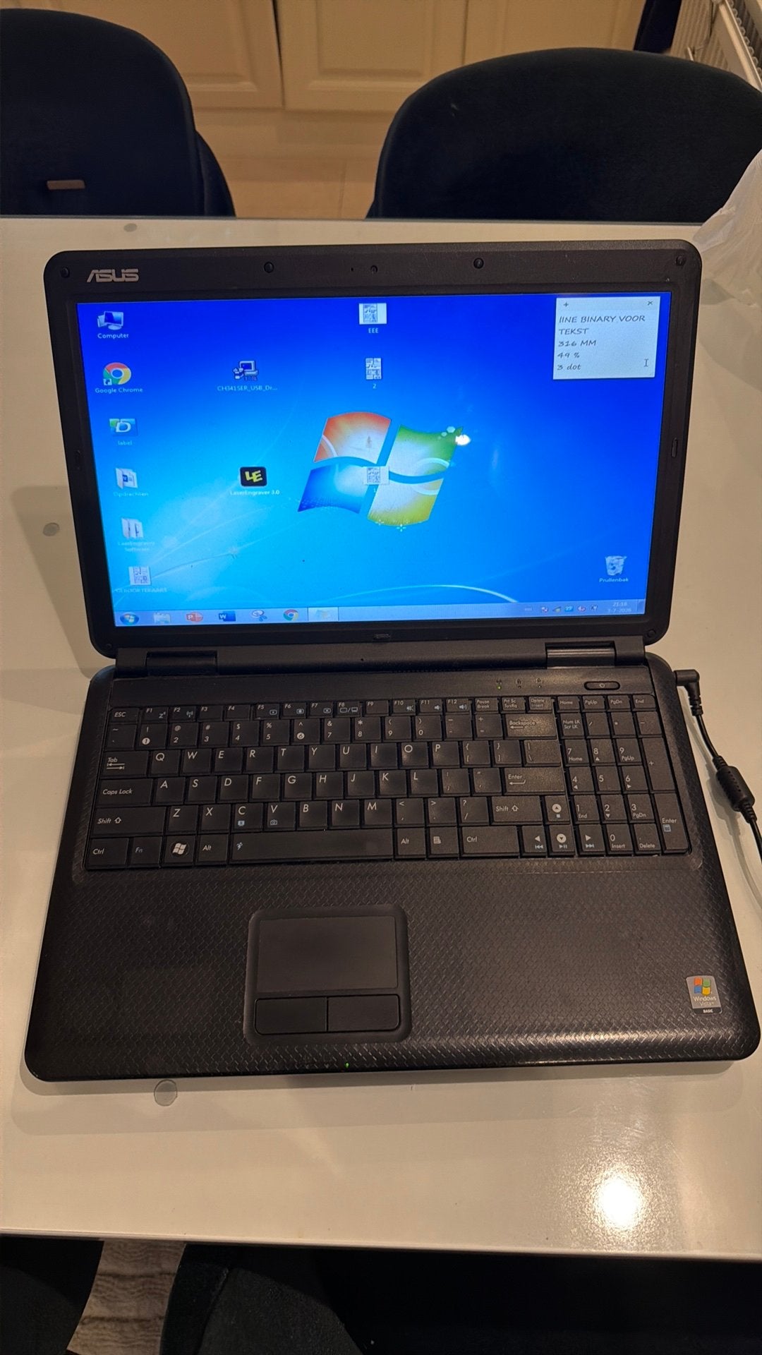 Asus laptop te koop, Gebruikt, 2 tot 3 Ghz, 15 inch, Heating@gmail.com