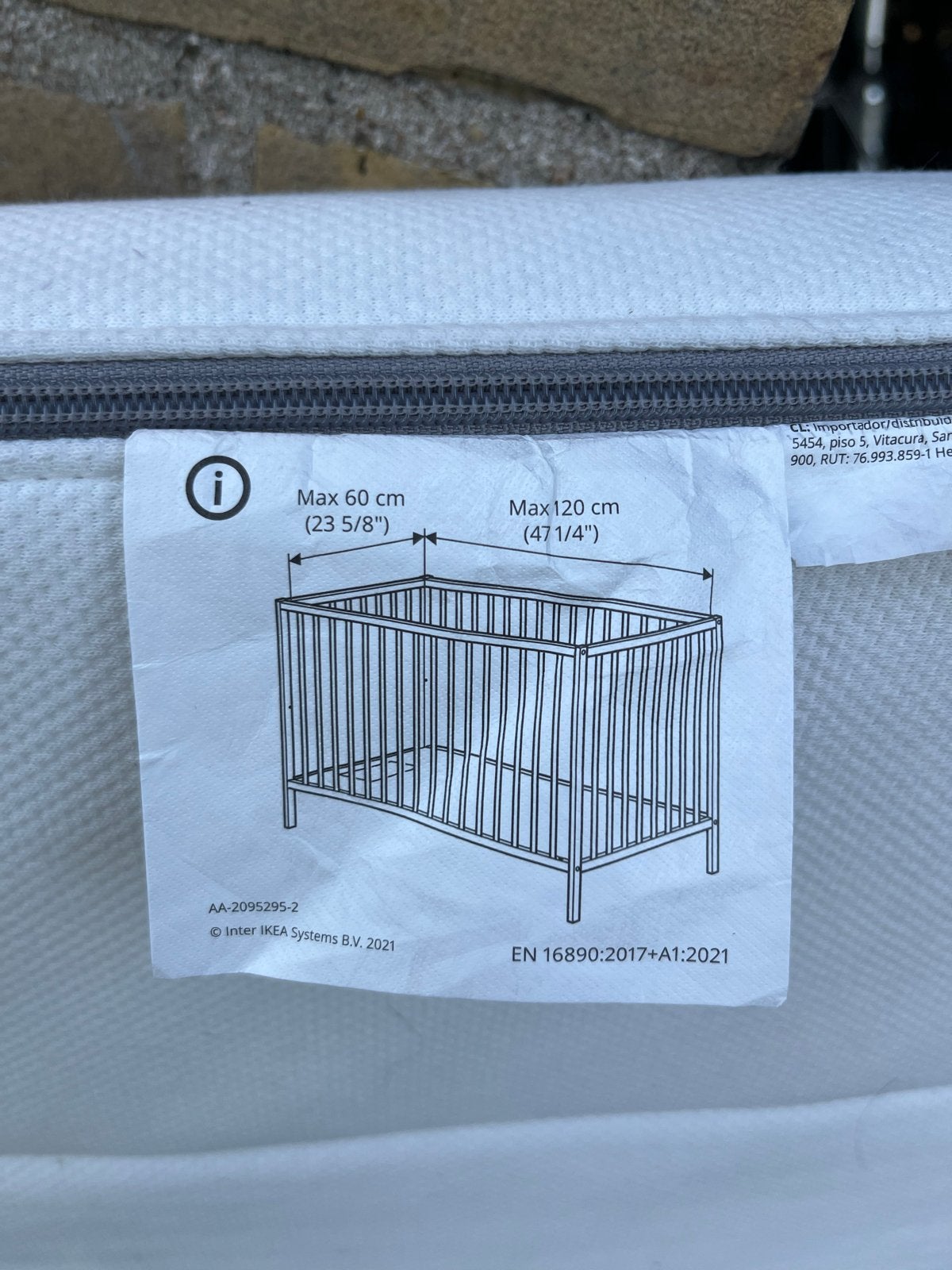 Nieuw IKEA ledikant matras Krummelur - ongebruikt, Ophalen, Nieuw, Eenpersoons, Matras