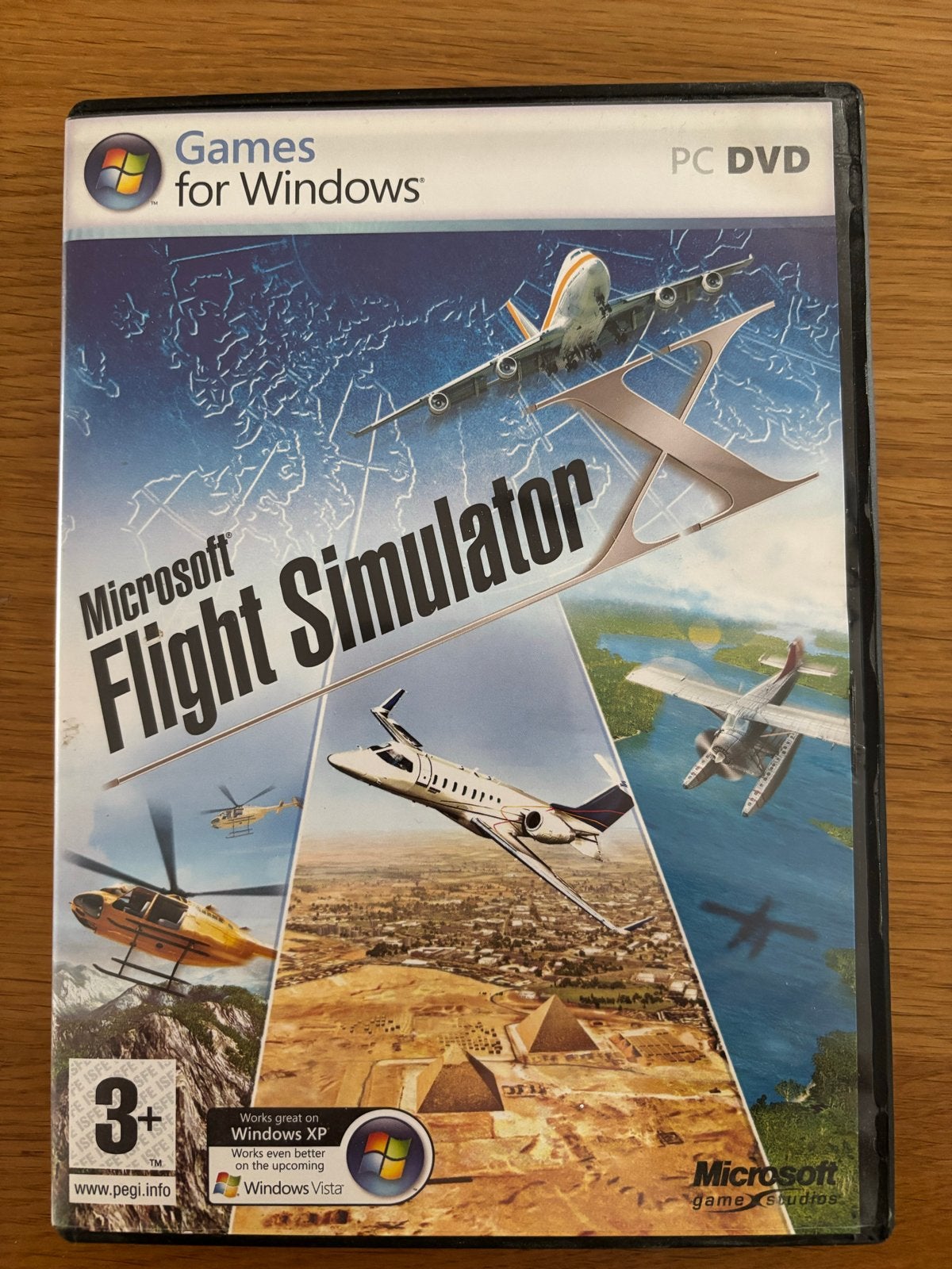 Microsoft Flight Simulator X PC DVD - Vliegsimulator, Online, Gebruikt, 1 speler, Ophalen of Verzenden