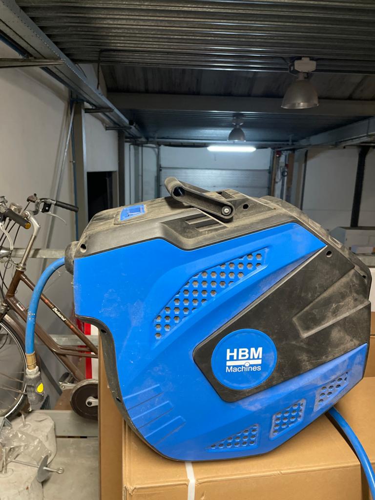 Lucht haspel Hbm 30 meter zo goed als nieuw !!!, Ophalen