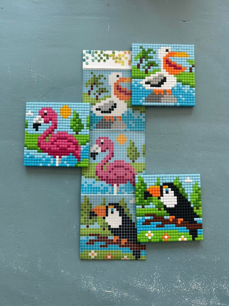 Pixel Hobby, heel veel kleuren, frames en voorbeelden, Ophalen of Verzenden, Gebruikt, Pixelhobby