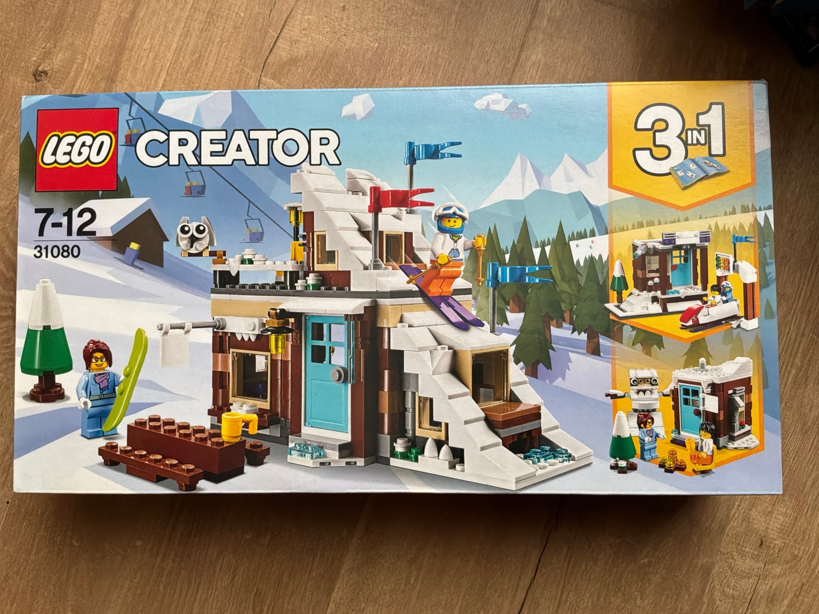 Nieuw in doos LEGO Creator 31080 Wintervakantie (3-in-1), Kinderen en Baby's, Lego, Nieuw, Ophalen of Verzenden, Ongeopend/sealed