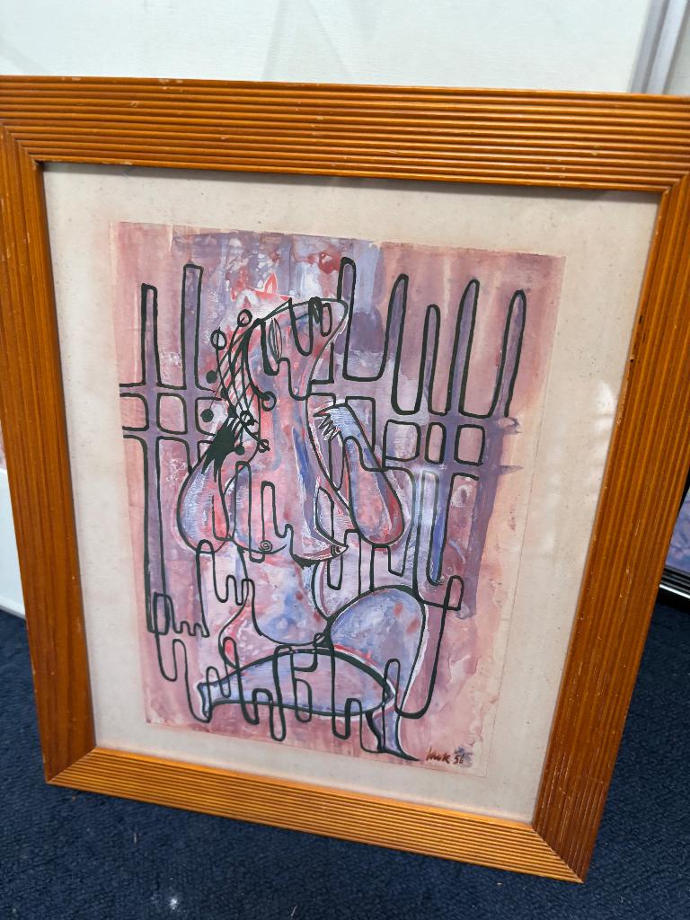 Schilderij door Jack Harden-Walid, Ophalen