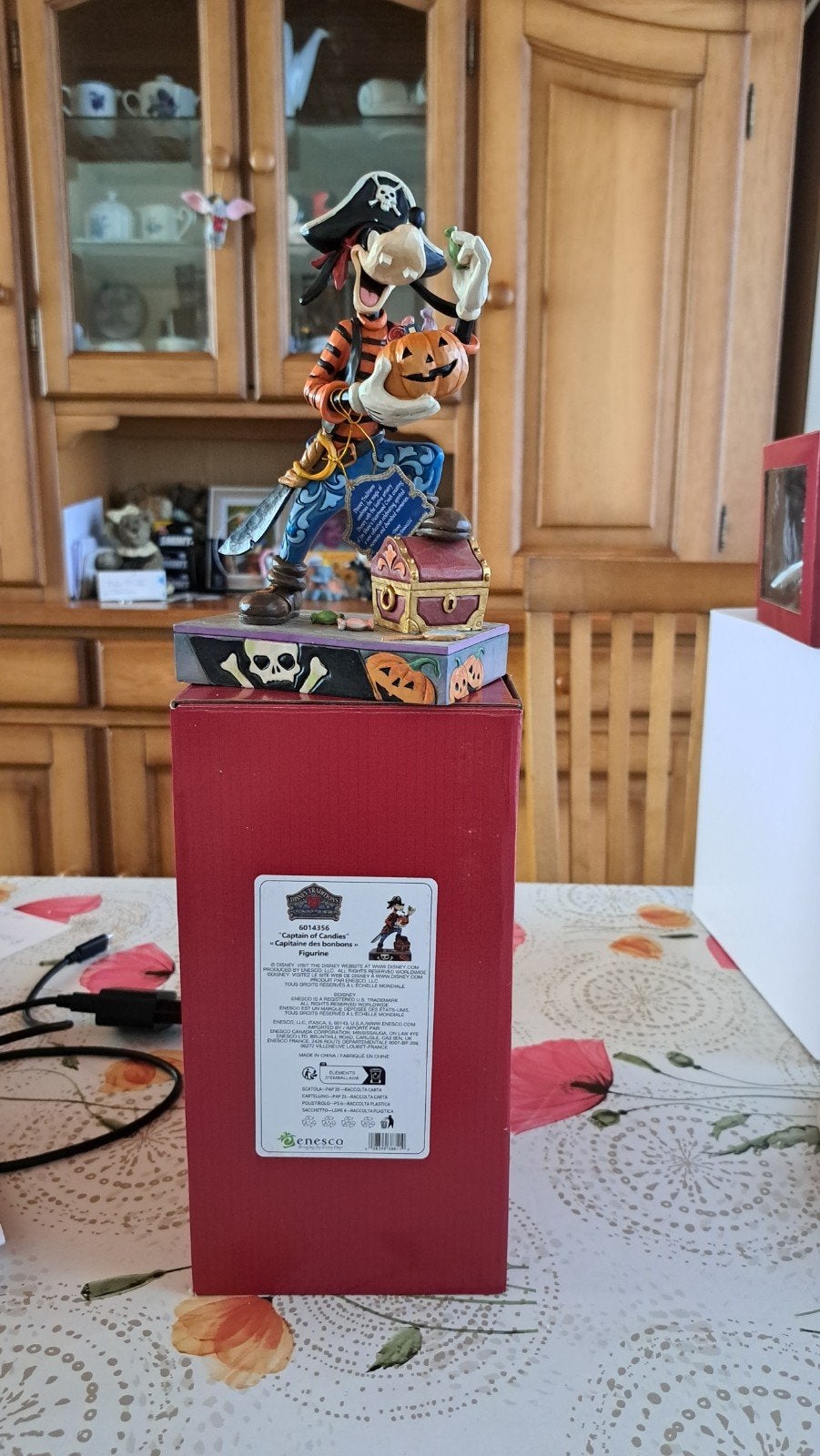 Disney Goofy Piraat Halloween Beeldje Enesco, Ophalen, Goofy of Pluto, Zo goed als nieuw, Beeldje of Figuurtje