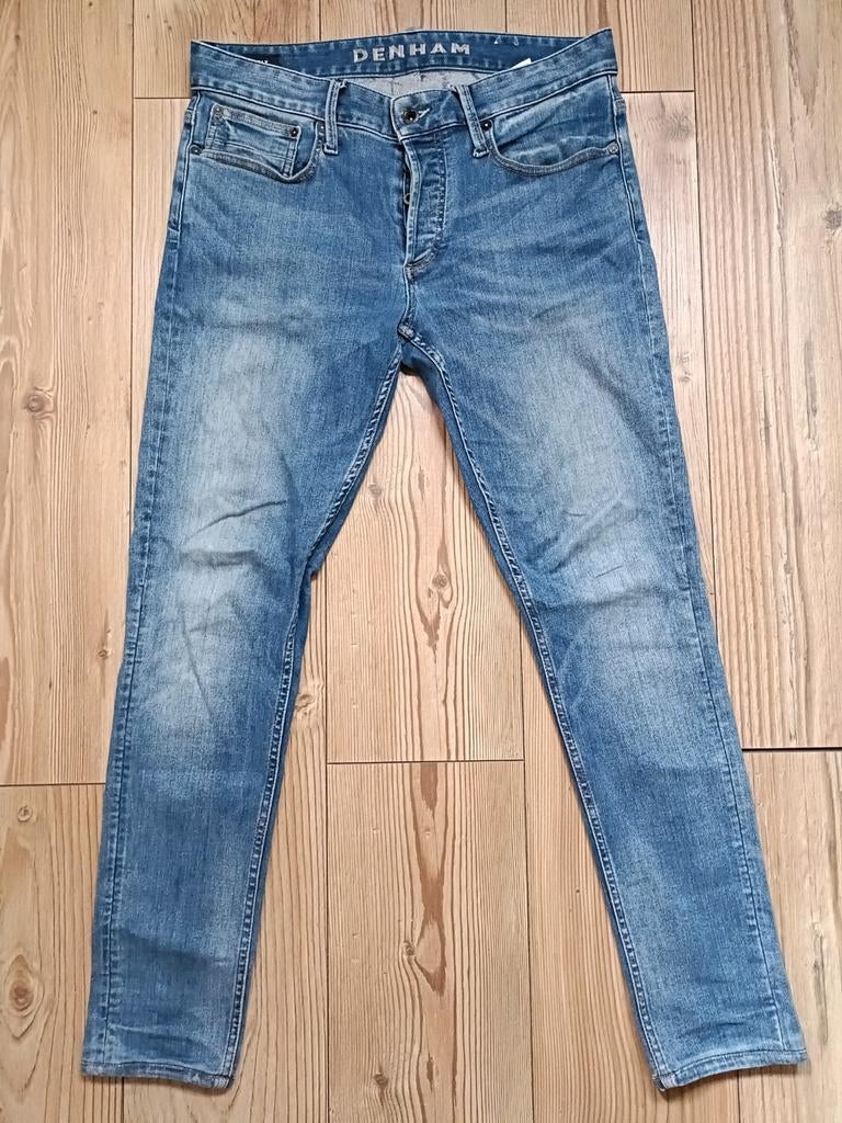 Denham Bolt maat 32-32, Kleding | Heren, Ophalen of Verzenden, Zo goed als nieuw, Blauw, W32 (confectie 46) of kleiner