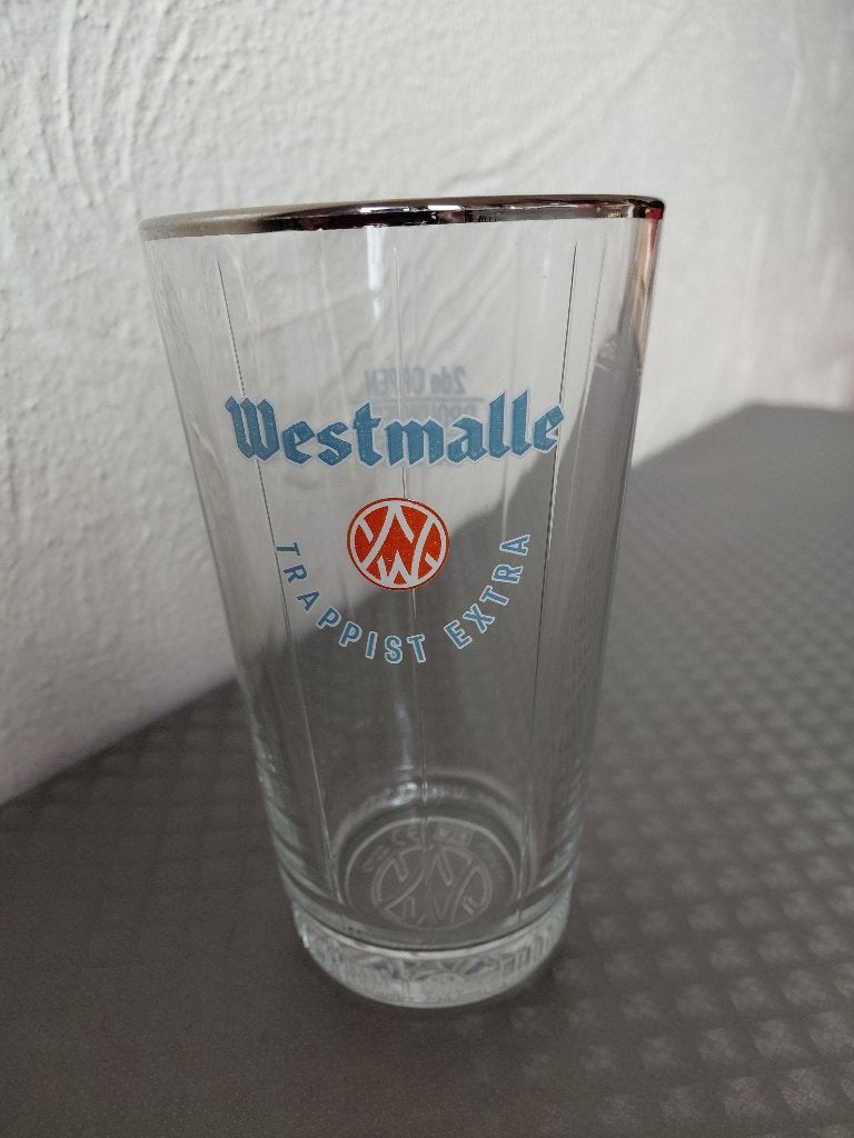 Uniek Trappist Extra Westmalle 2de open brouwerij dag 2025, Ophalen of Verzenden, Nieuw, Glas of Glazen, Overige merken