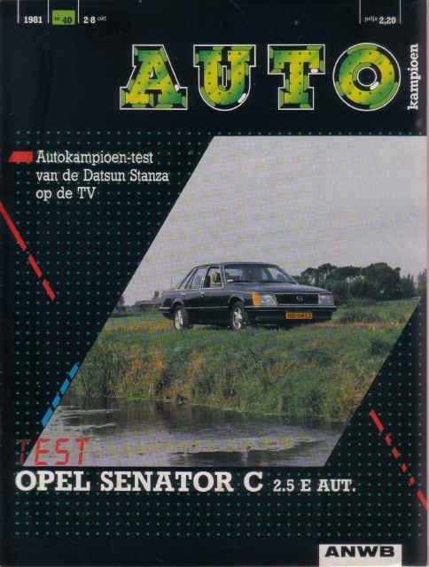Autokampioen 40 1981 : Opel Senator 2.5 E aut., Ophalen of Verzenden, Gelezen, Opel