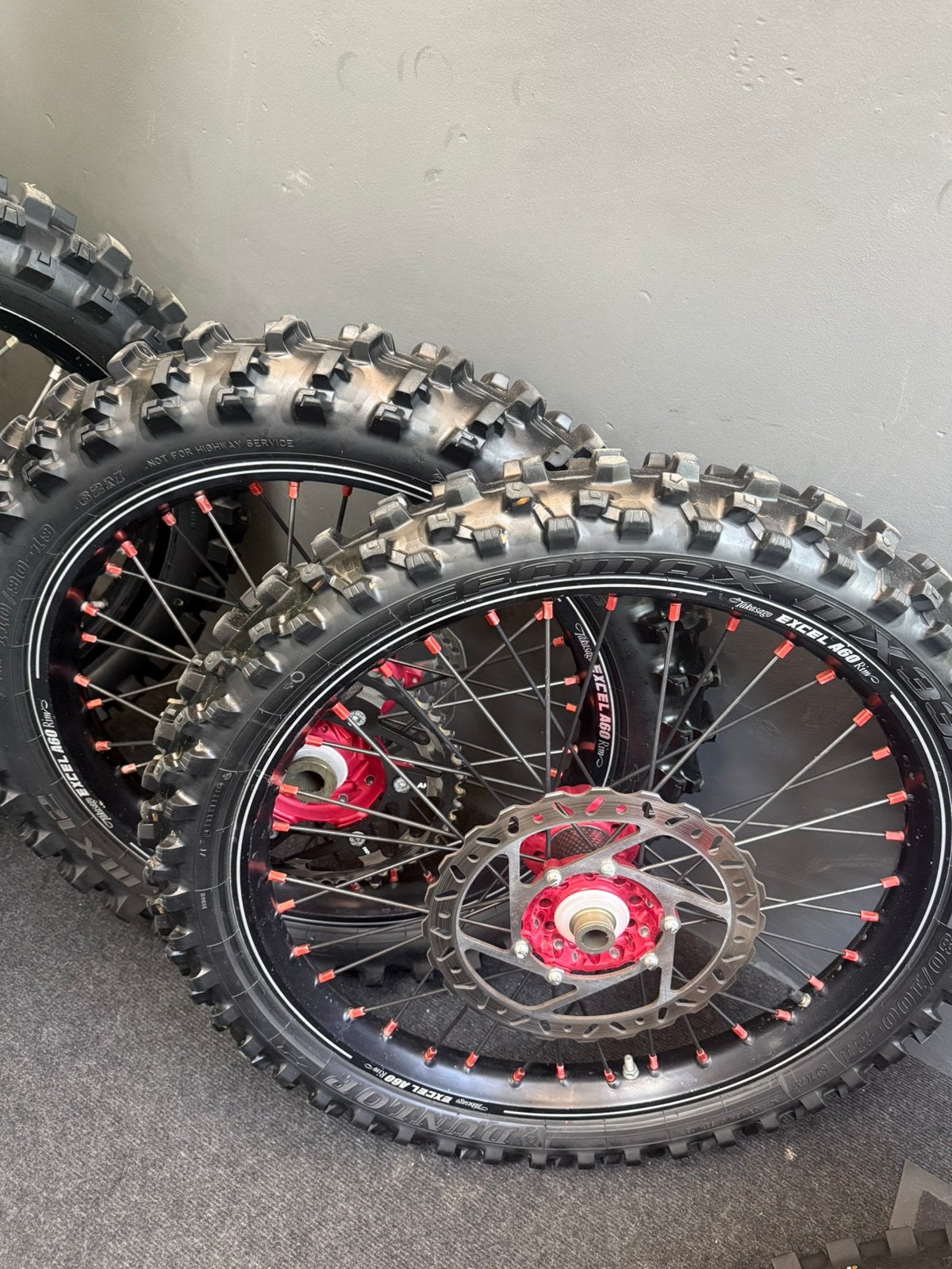 Talon carbon wielen CRF 250 450 2014+, Ophalen of Verzenden, Gebruikt