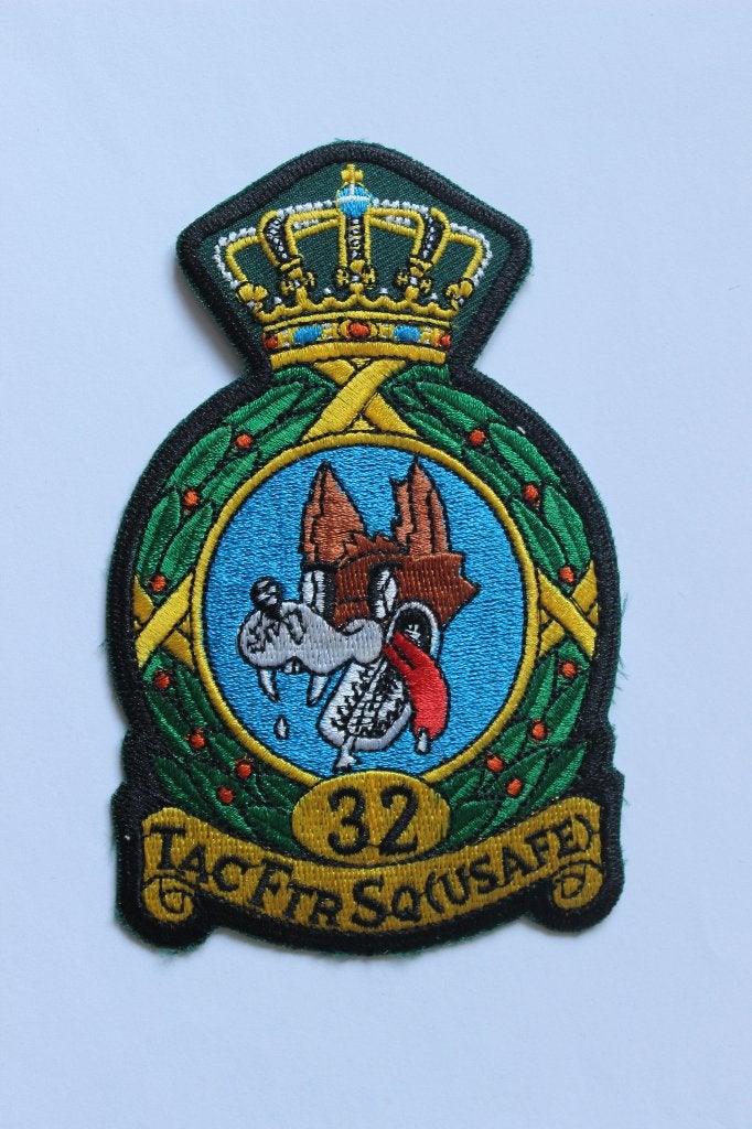 patch  32th  fighter  sqn  usafe  (1), Verzamelen, Verzenden, Luchtmacht, Amerika, Embleem of Badge