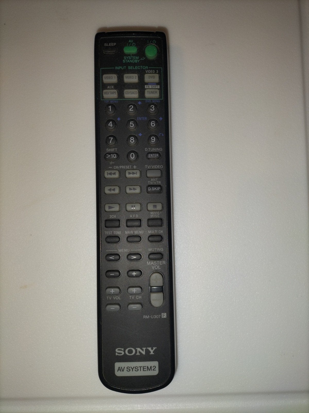 Originele Sony RM-U307 AV System 2 Afstandsbediening, Ophalen of Verzenden, Origineel