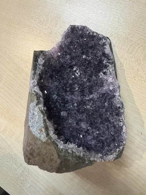 Mooie amethist cut base, Ophalen of Verzenden, Mineraal