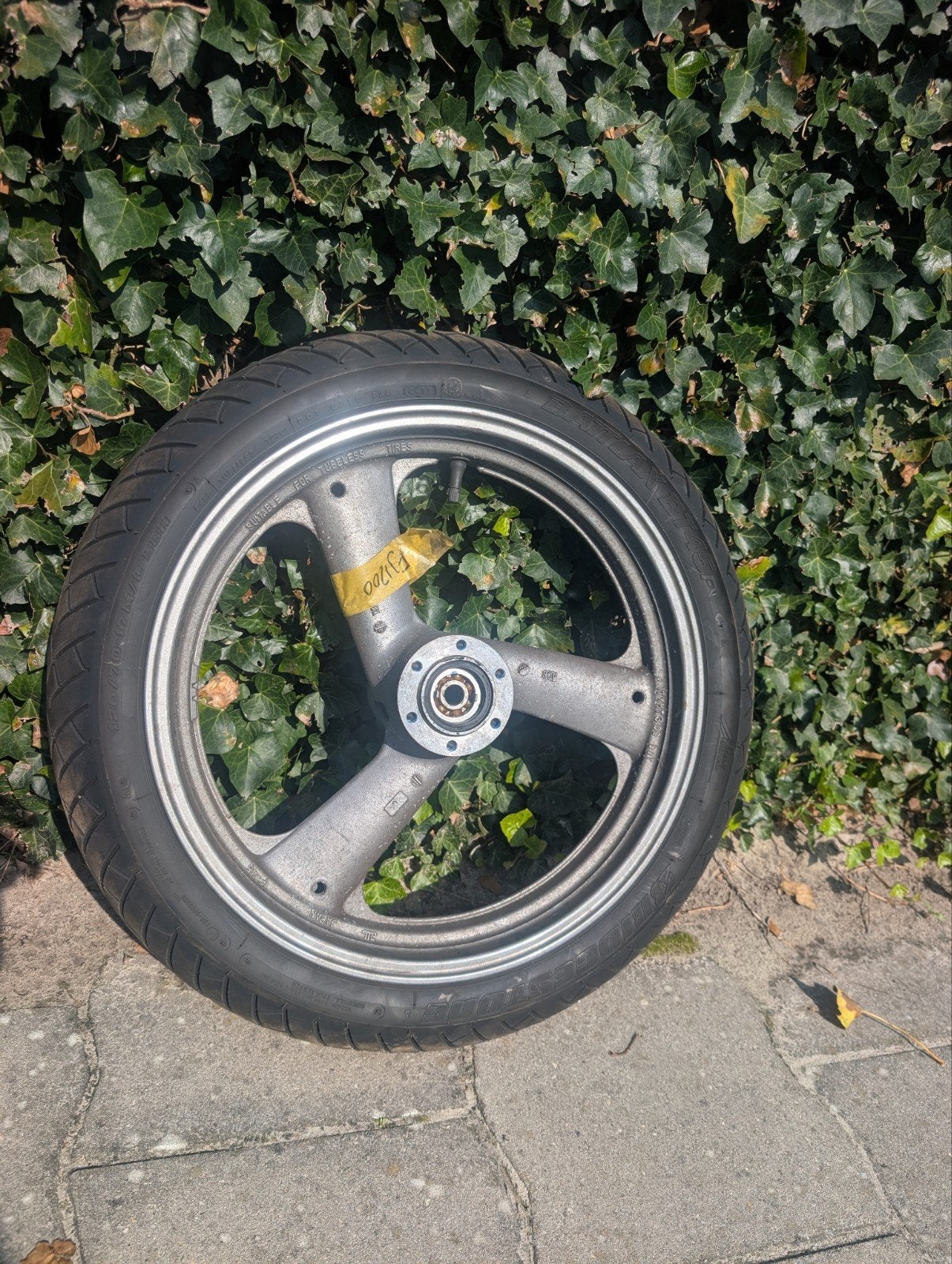 Voorwiel Yamaha FJ1200 met band (zonder remschijven), Ophalen of Verzenden, Gebruikt