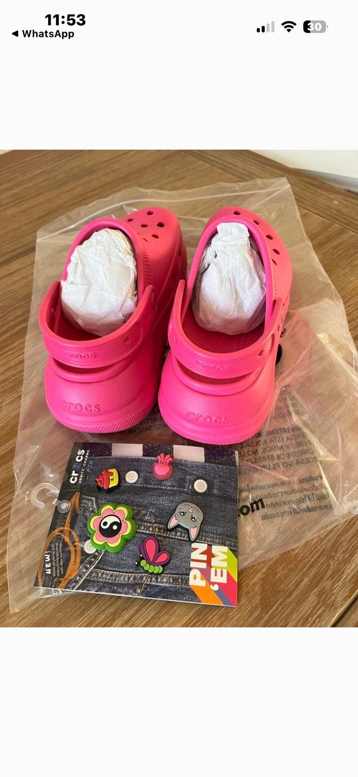 Nieuwe roze Crocs, maat 36-37, perfect voor de zomer!, Ophalen, Zo goed als nieuw