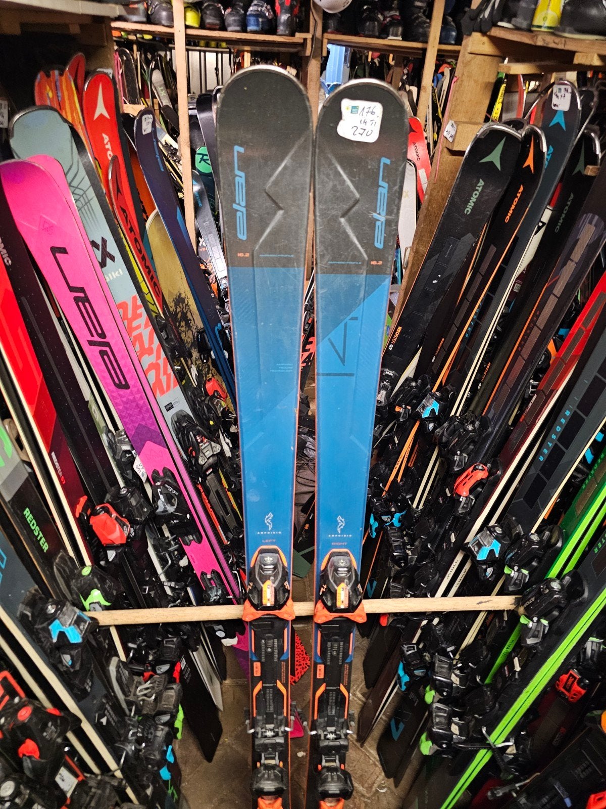 176cm ELAN AMPHIBIO 14TI ALL SNEEUW ALL ROUND TOP SKIS
