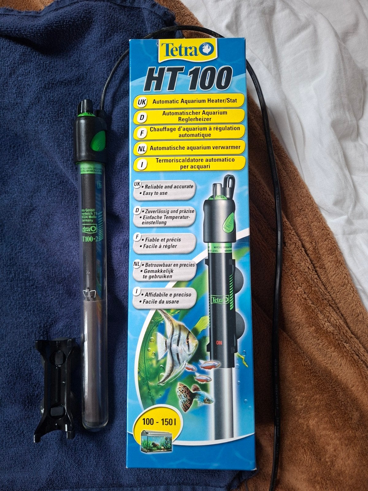 Tetra aquarium heater HT 100, Gebruikt, Verlichting of Verwarming, Ophalen of Verzenden, Verwarming